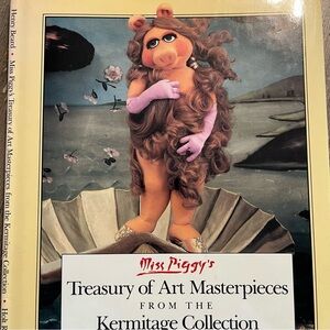 Vintage 1980s The Muppets Coffee Table Book Treasury of Art Masterpieces